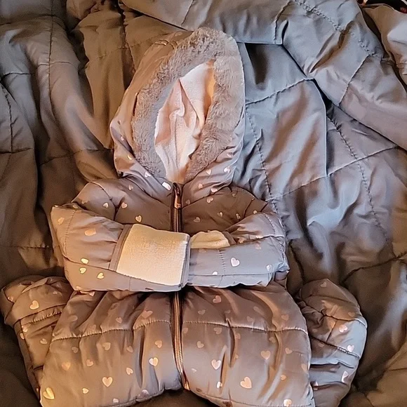 Kensie Girl Jackets Coats Kensie Girl Baby Snowsuit Grey